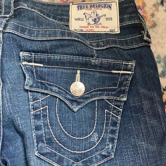 True Religion, size 25 skinny jeans - Picture 7 of 7